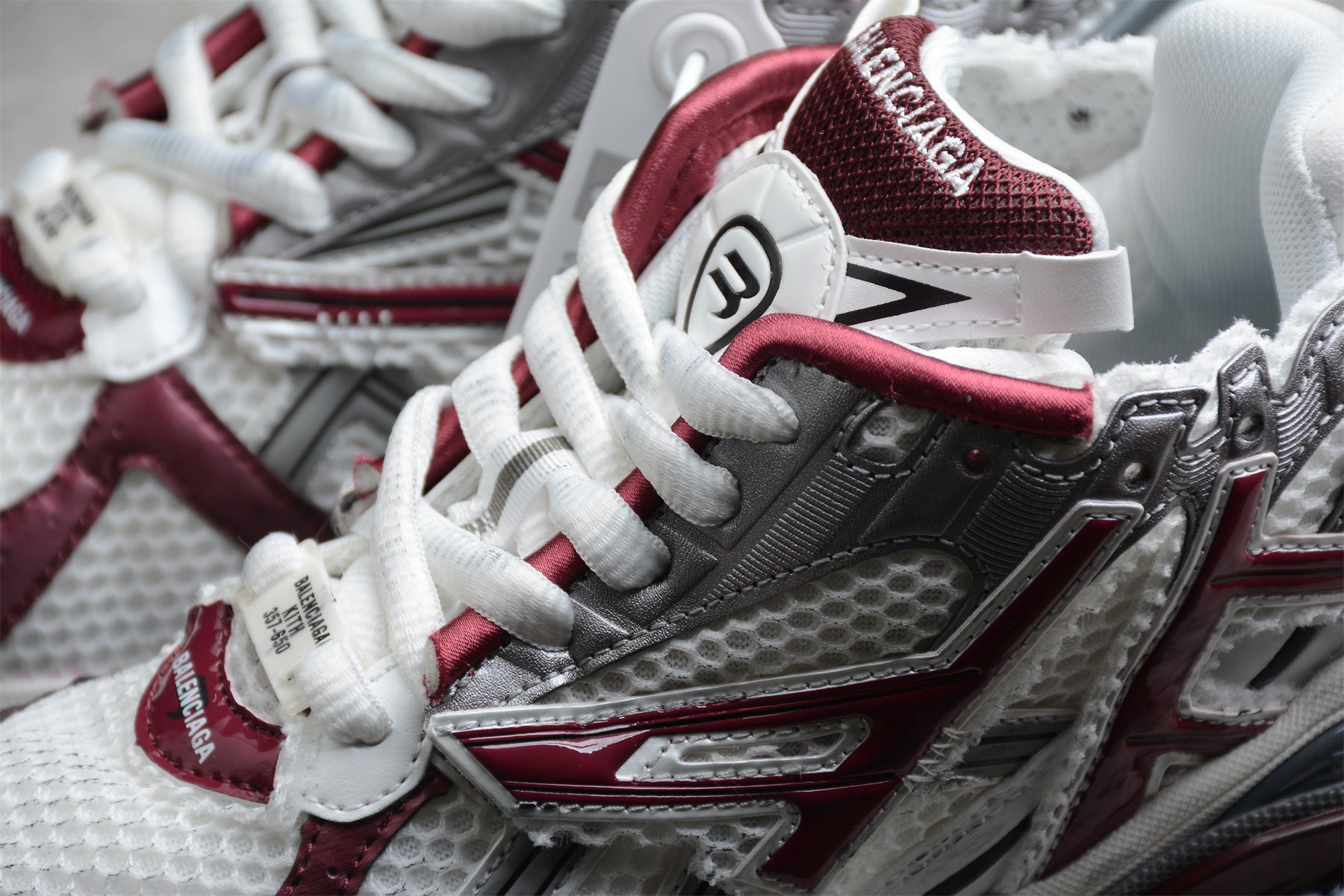 Balenciaga Runner Sneaker in Burgundy/Grey - Best Reps Website 2025