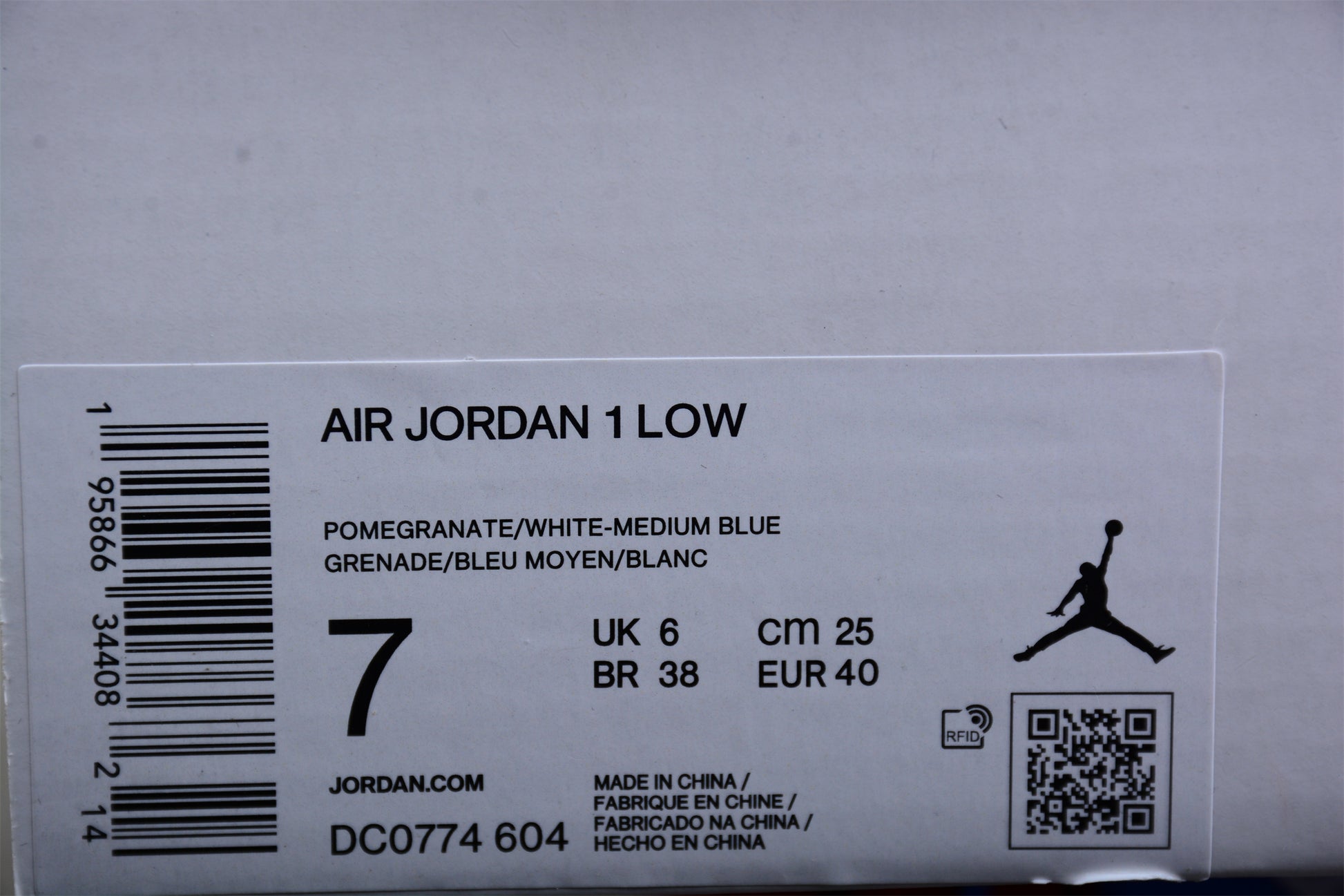 Air Jordan 1 Low "Pomegranate Blue" - Best Reps Website 2025