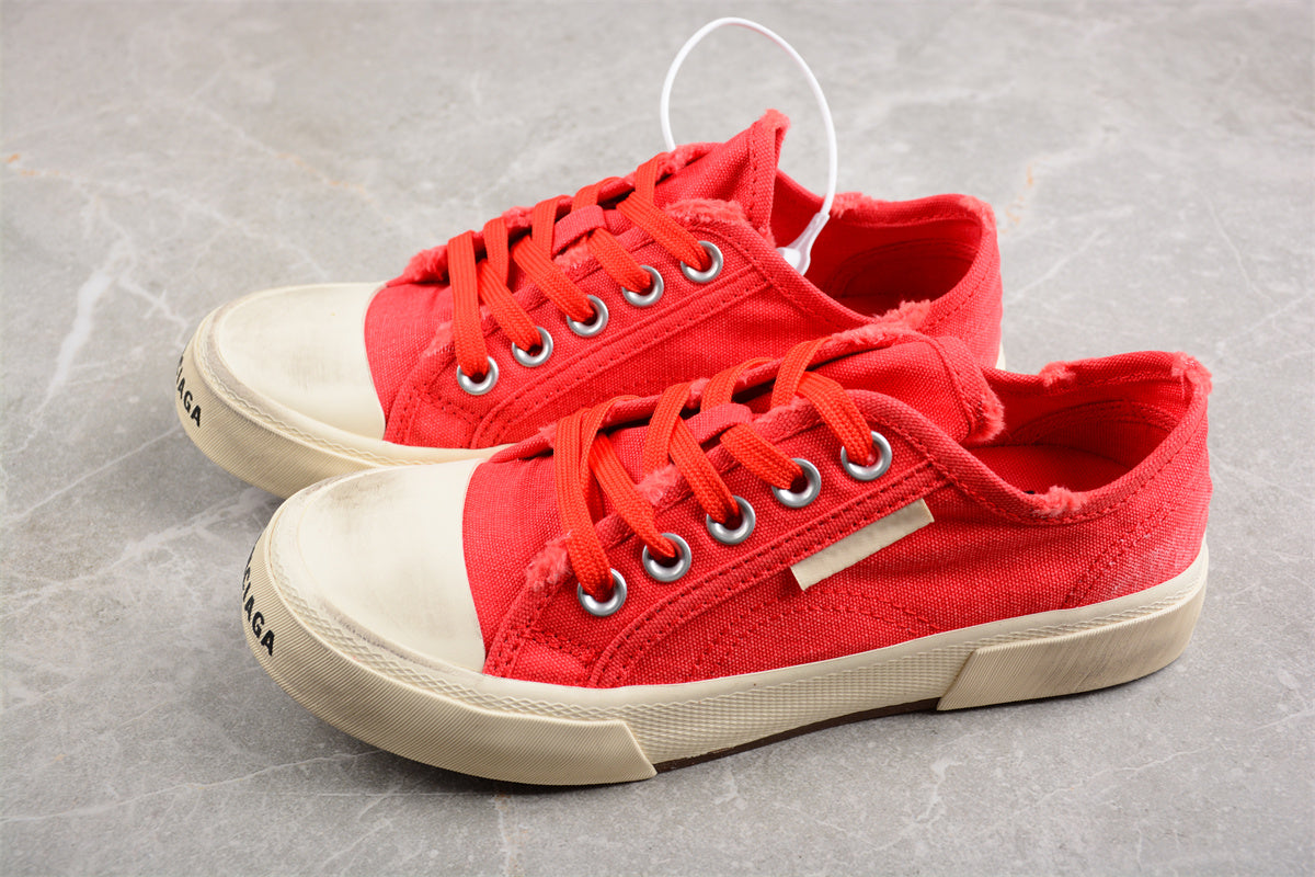 Balenciaga Paris Low Top Canvas Sneaker – Pre-Distressed - Best Reps Website 2025