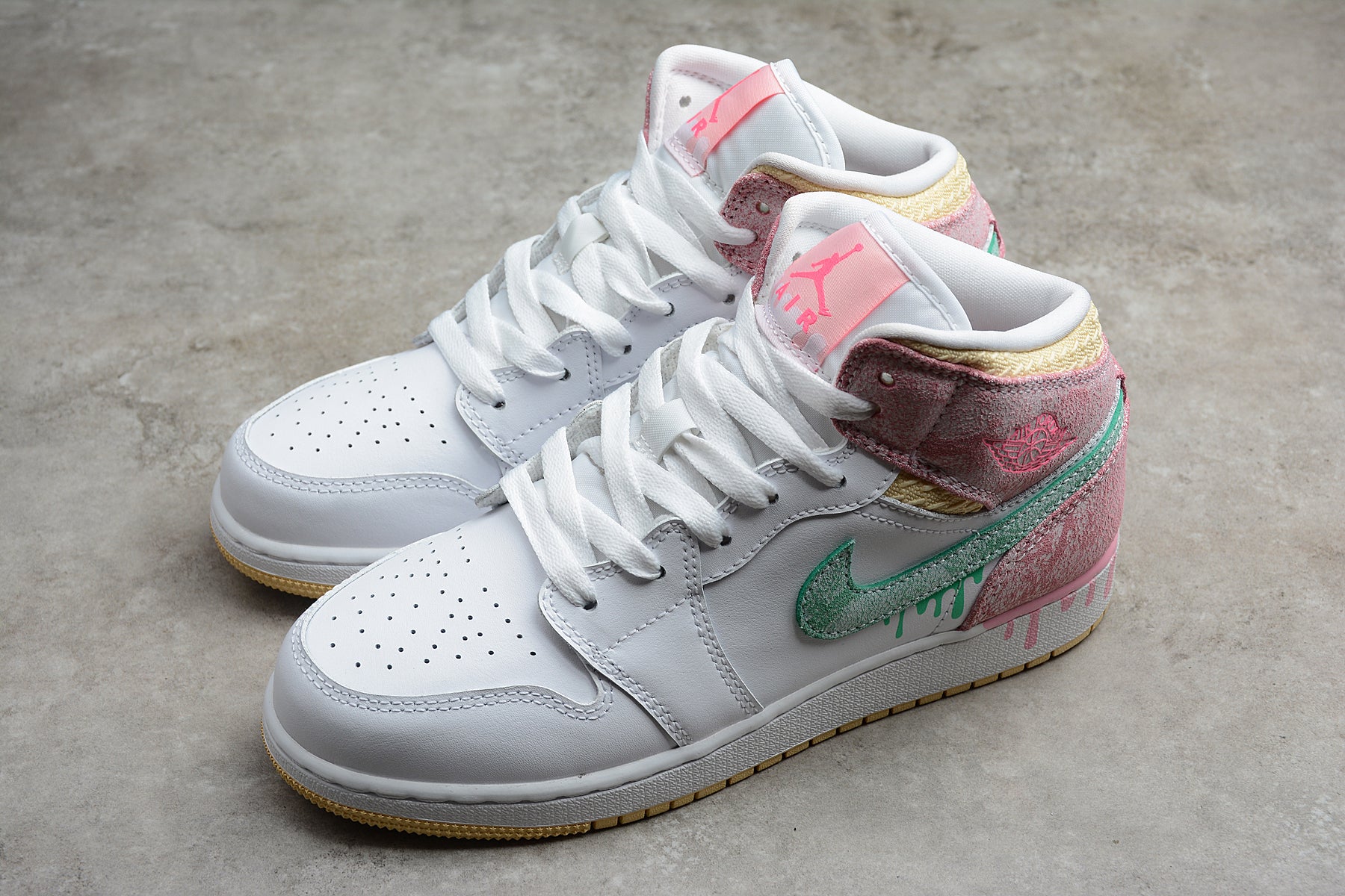 Nike Air Jordan 1 Mid "Paint Drip" - Best Reps Website 2025