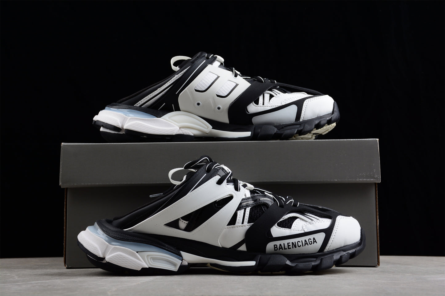 Balenciaga Track Mule 'White Black' - Best Reps Website 2025