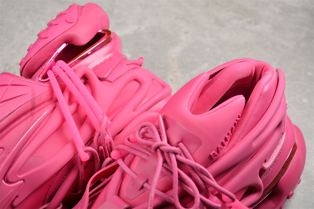 Balmain Unicorn Trainers in Neoprene and Leather Rose - Best Reps Website 2025