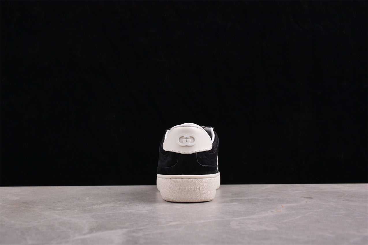 Gucci Interlocking G Black Suede Low Top Sneakers - Best Reps Website 2025