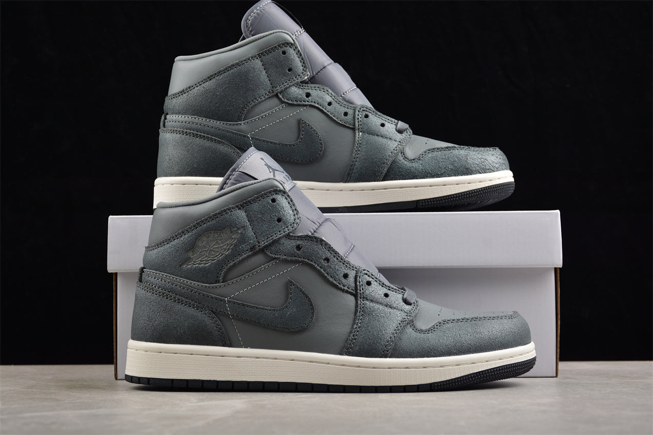 Air Jordan 1 Mid "Distressed Smoke Grey" - Best Reps Website 2025