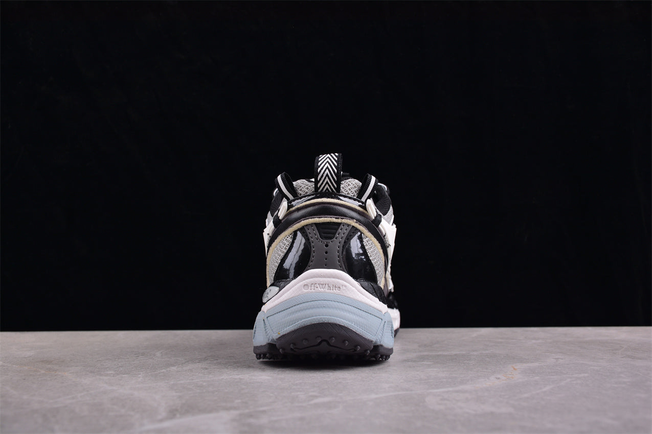 Off-White Be Right Back 'Grey Black' Lace-Up Sneaker