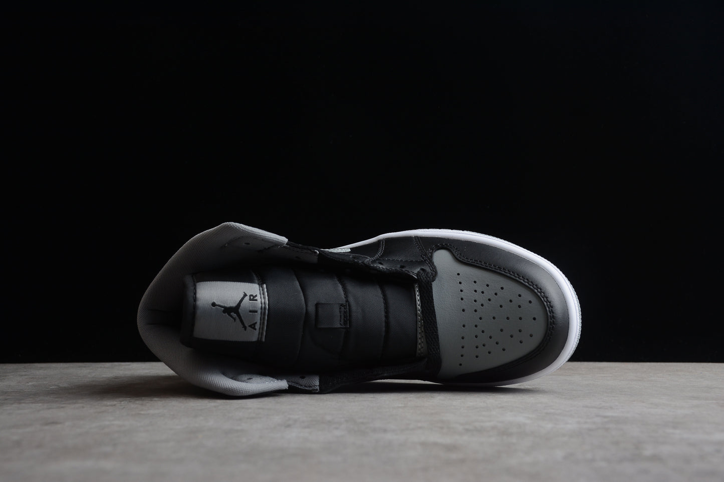 Nike Air Jordan 1 Mid Black/Particle Grey/White - Best Reps Website 2025