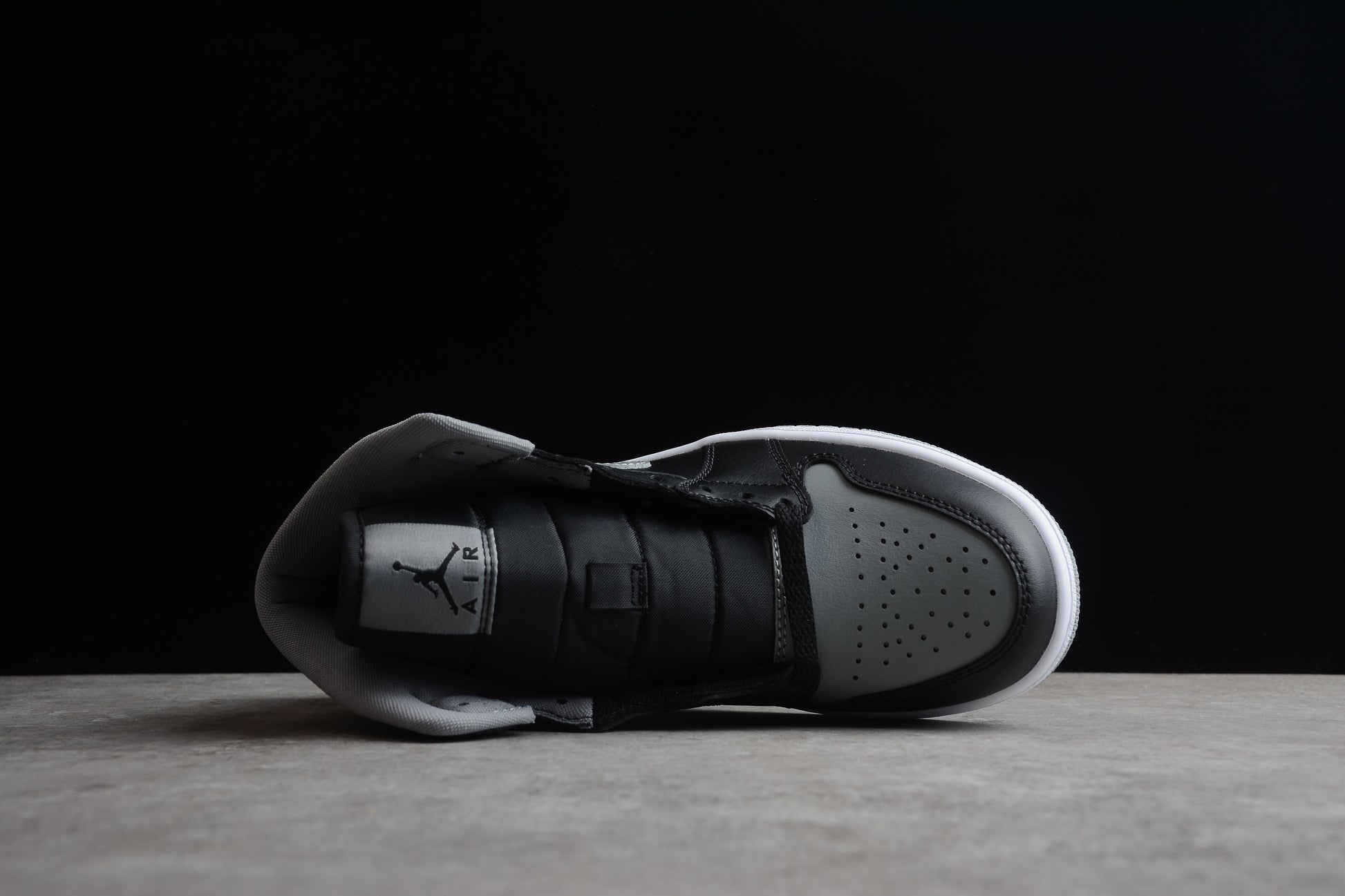 Nike Air Jordan 1 Mid Black/Particle Grey/White - Best Reps Website 2025