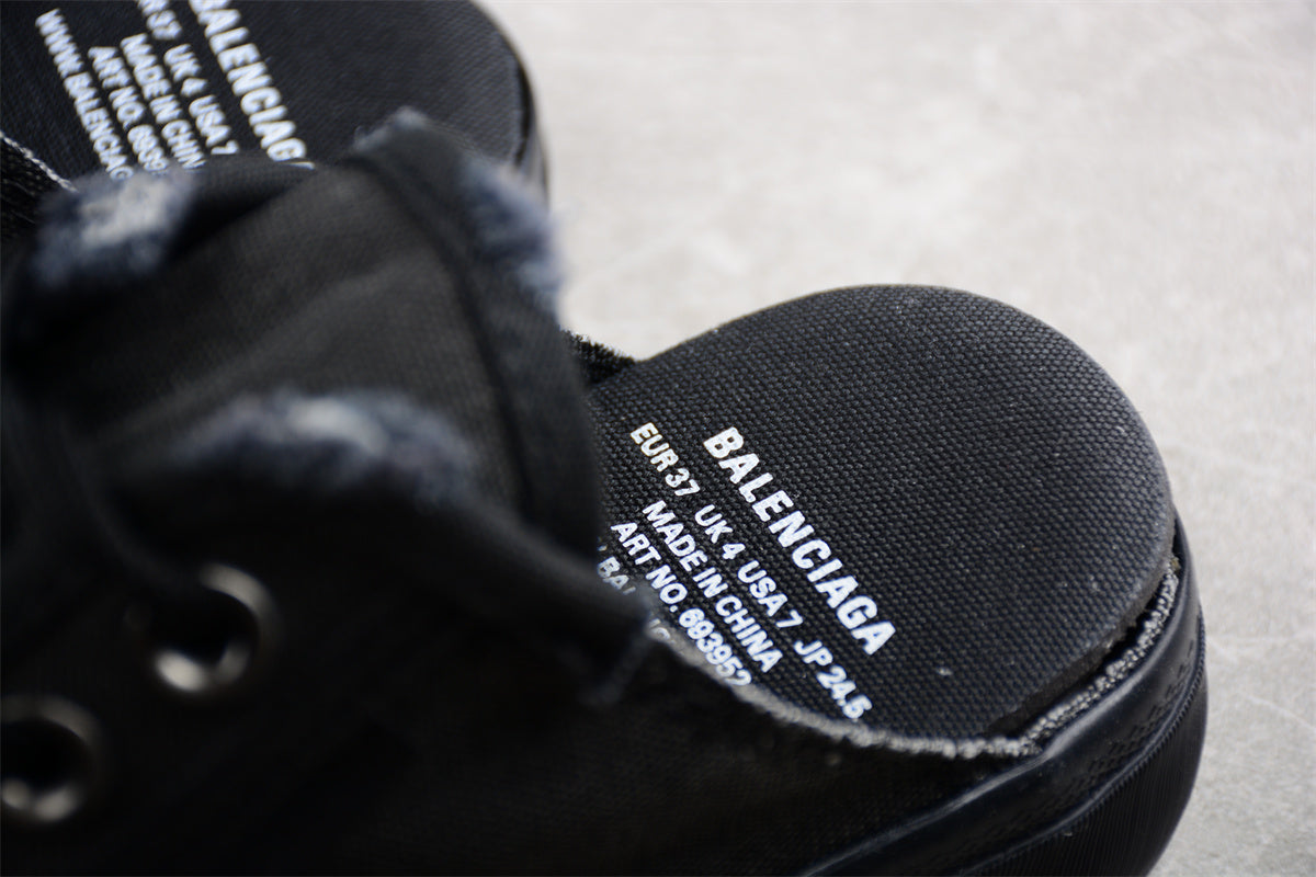 Balenciaga Canvas Low Mule in Black - Best Reps Website 2025