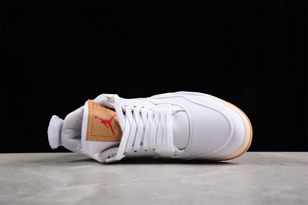 Levi’s x Air Jordan 4 Retro "White Denim" - Best Reps Website 2025