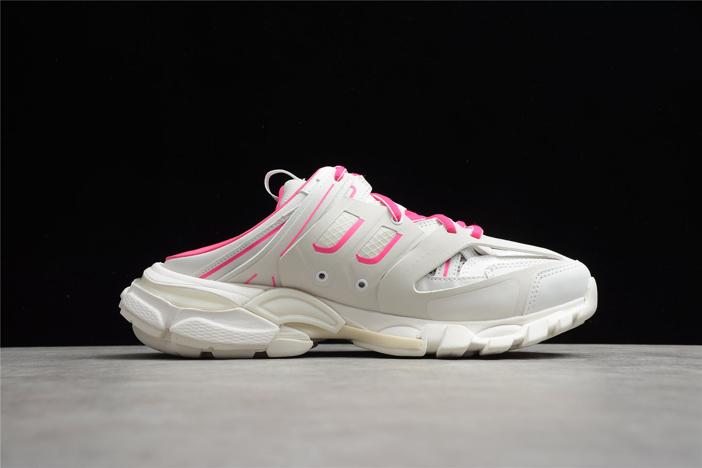 Balenciaga Track Mule in White/Rose Red - Best Reps Website 2025