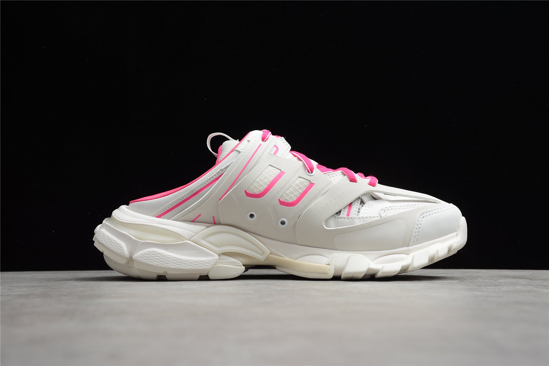 Balenciaga Track Mule in White/Rose Red - Best Reps Website 2025