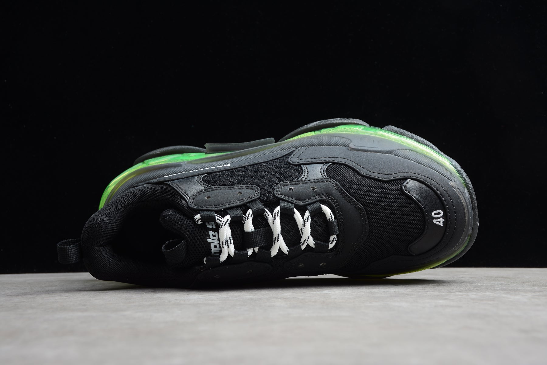Balenciaga Wmns Triple S – Black Green - Best Reps Website 2025