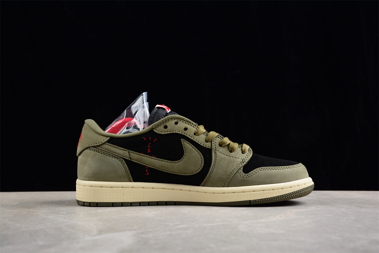 Jordan 1 Low Travis Scott "Dark Olive"