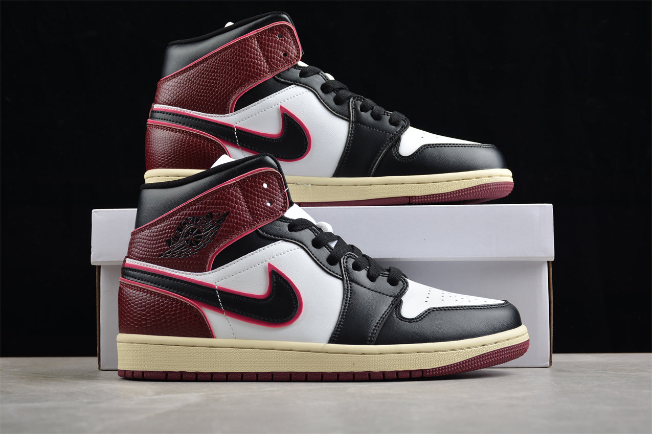 Air Jordan 1 Mid SE "Bordeaux" - Best Reps Website 2025