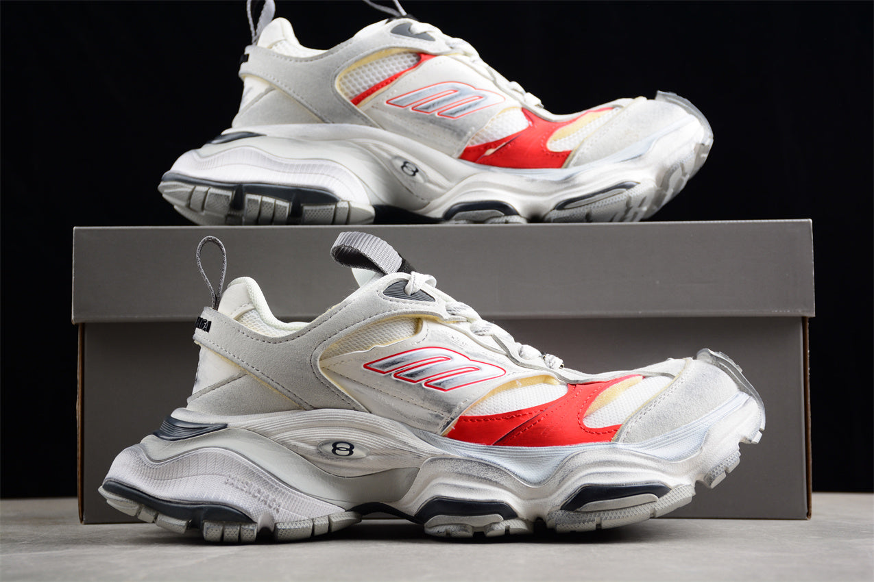 Balenciaga Cargo Sneaker 'Worn-Out - White Red' - Best Reps Website 2025