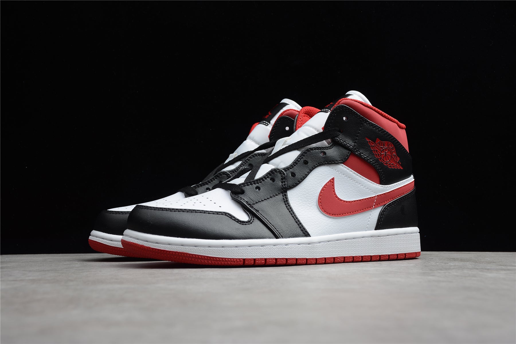Air Jordan 1 Mid "Gym Red Black White" Chicago Bulls - Best Reps Website 2025