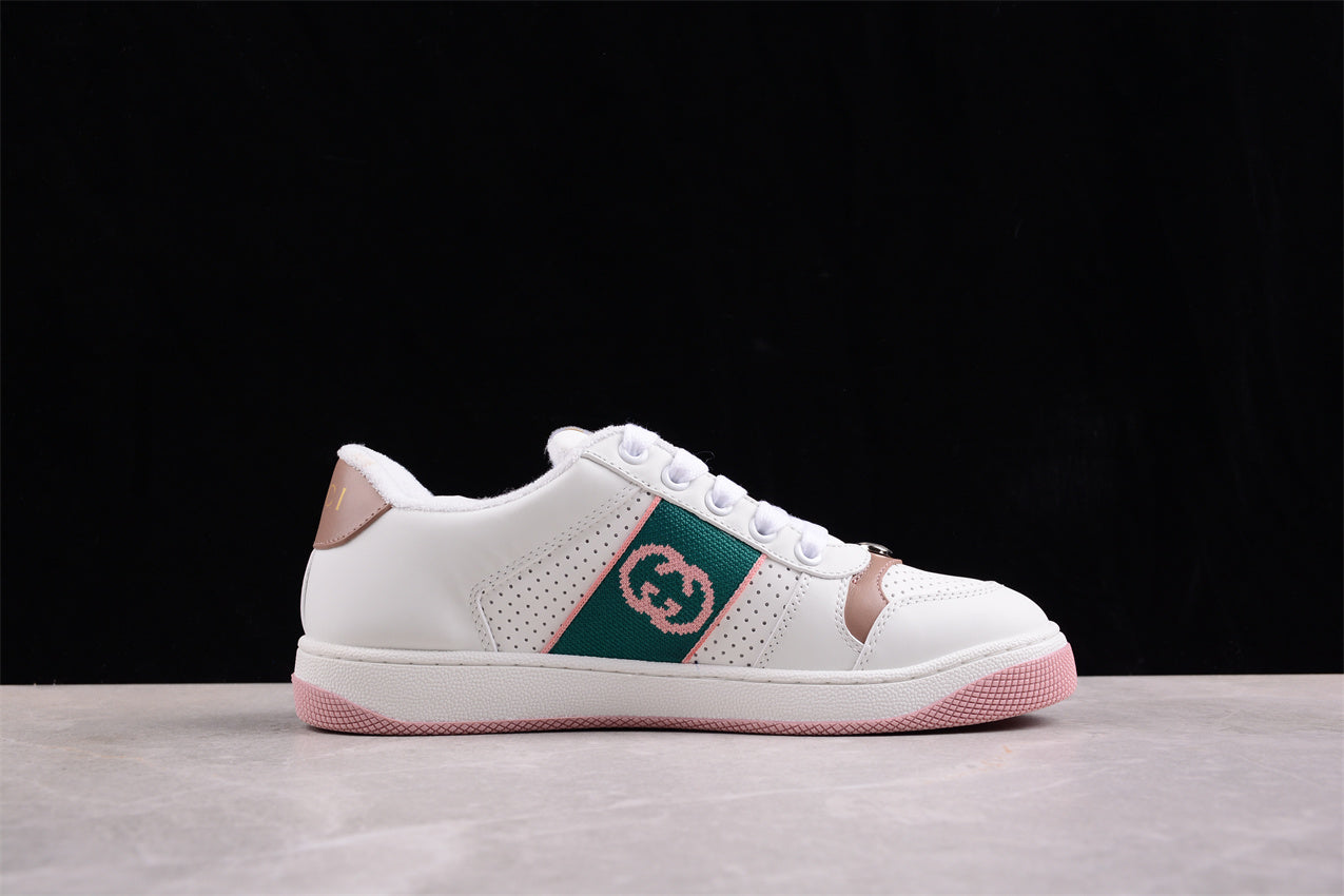 GUCCI Women's Screener 'White Light Pink Green' - Best Reps Website 2025