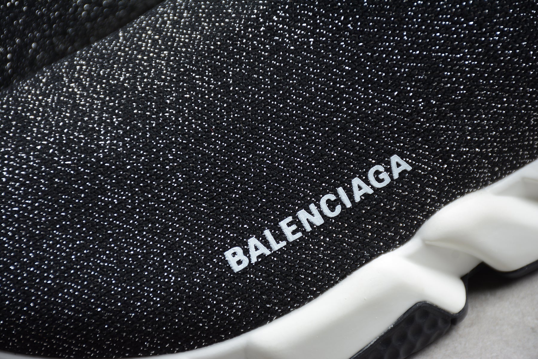 Balenciaga Speed Graffiti Trainers in Grey/White - Best Reps Website 2025