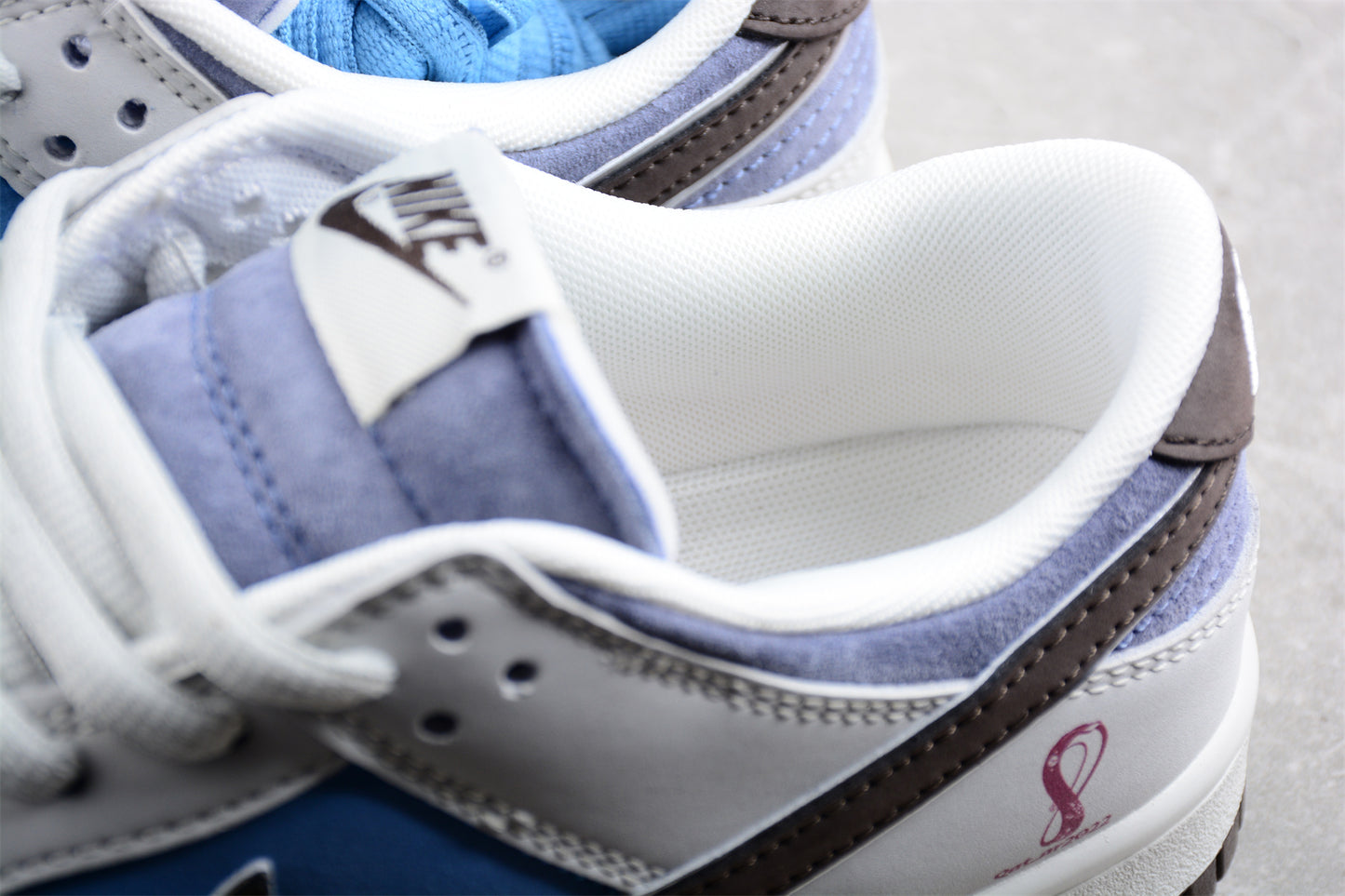 Custom Nike Dunk Low "Argentina White Blue" - Best Reps Website 2025