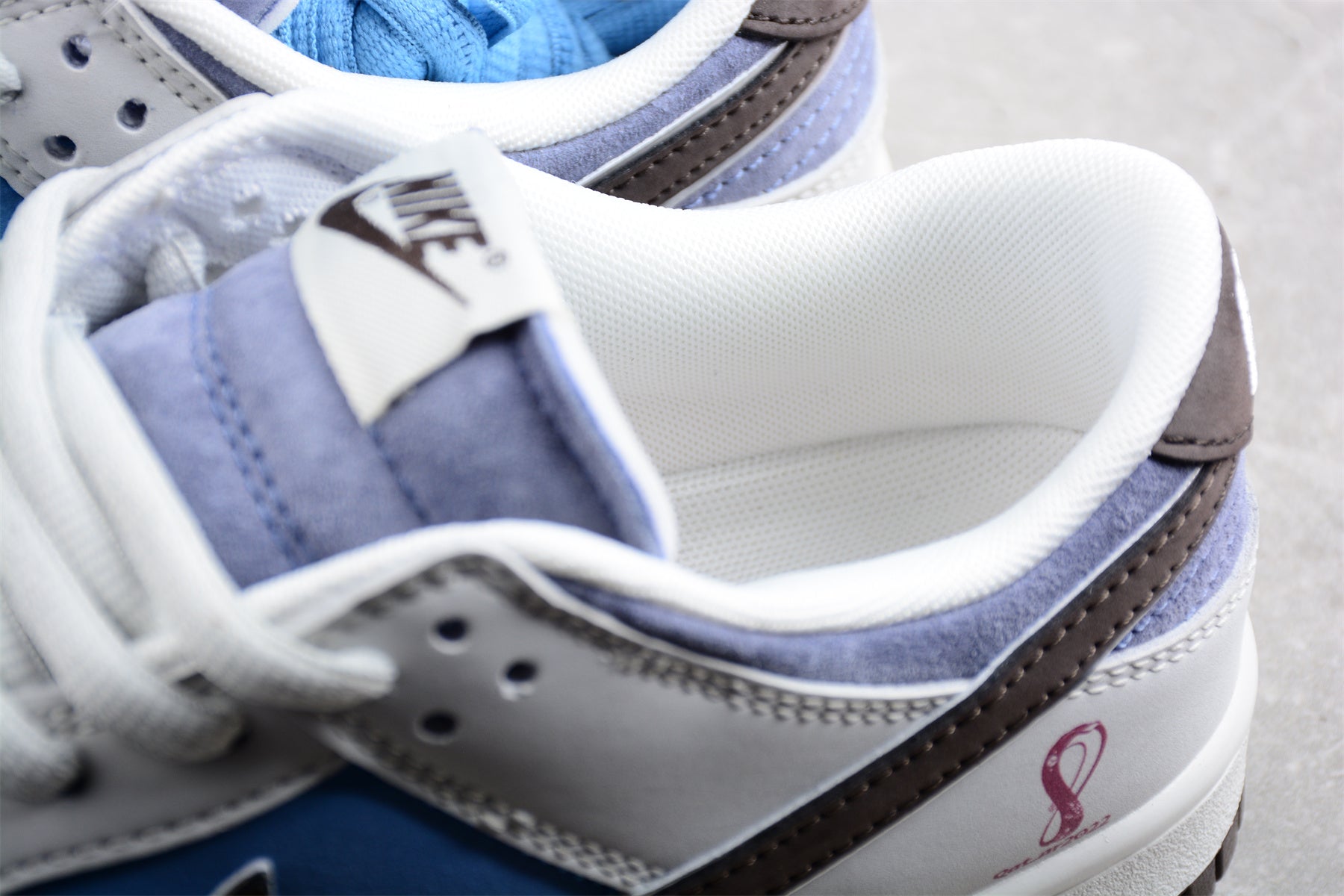 Custom Nike Dunk Low "Argentina White Blue" - Best Reps Website 2025