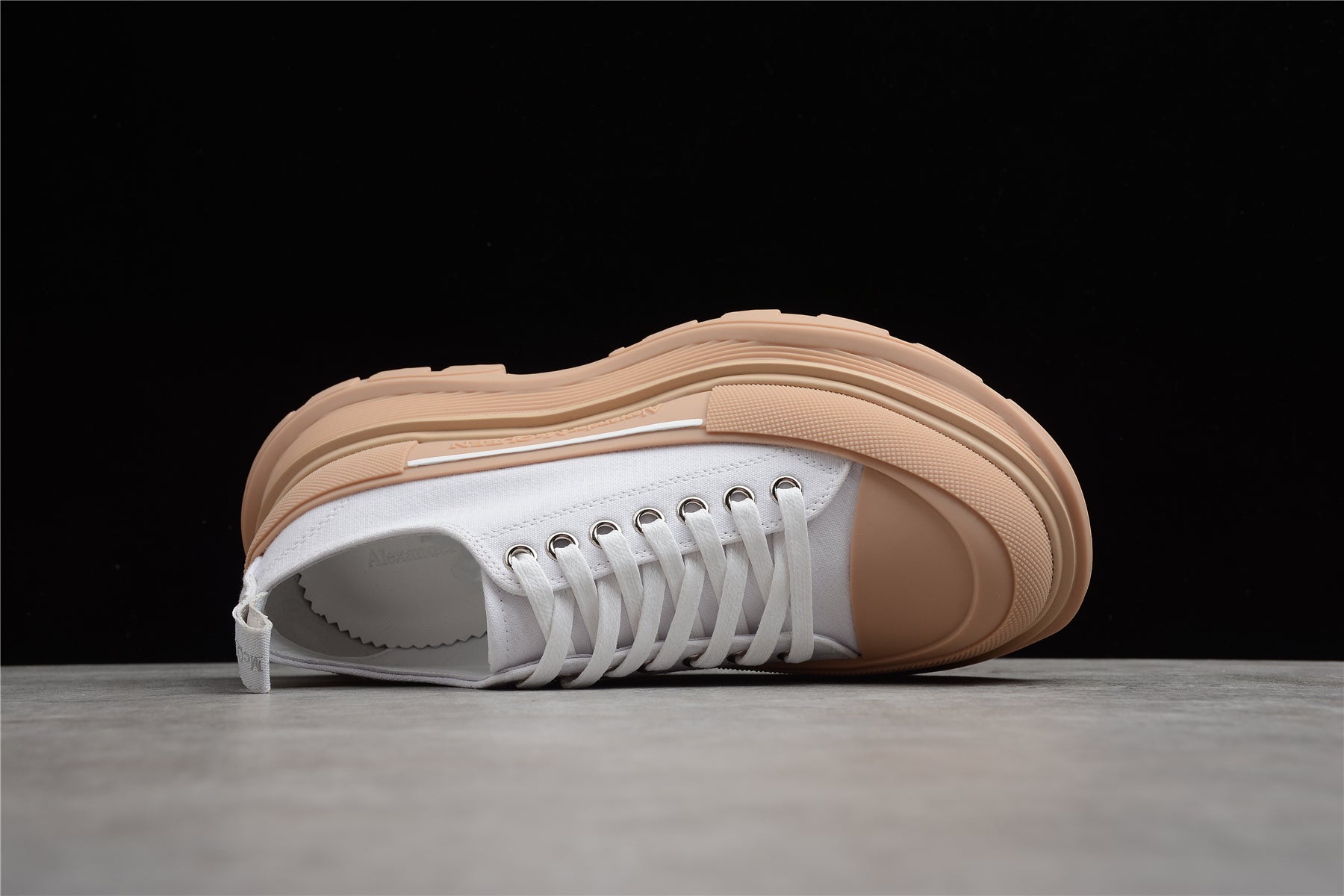 Alexander McQueen Tread Slick Low in White/Tan - Best Reps Website 2025