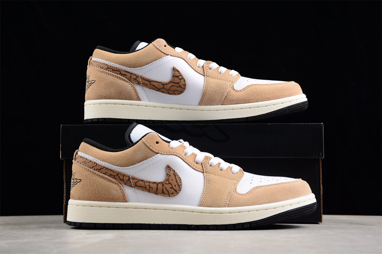 Nike Air Jordan 1 Low SE "Brown Elephant" - Best Reps Website 2025
