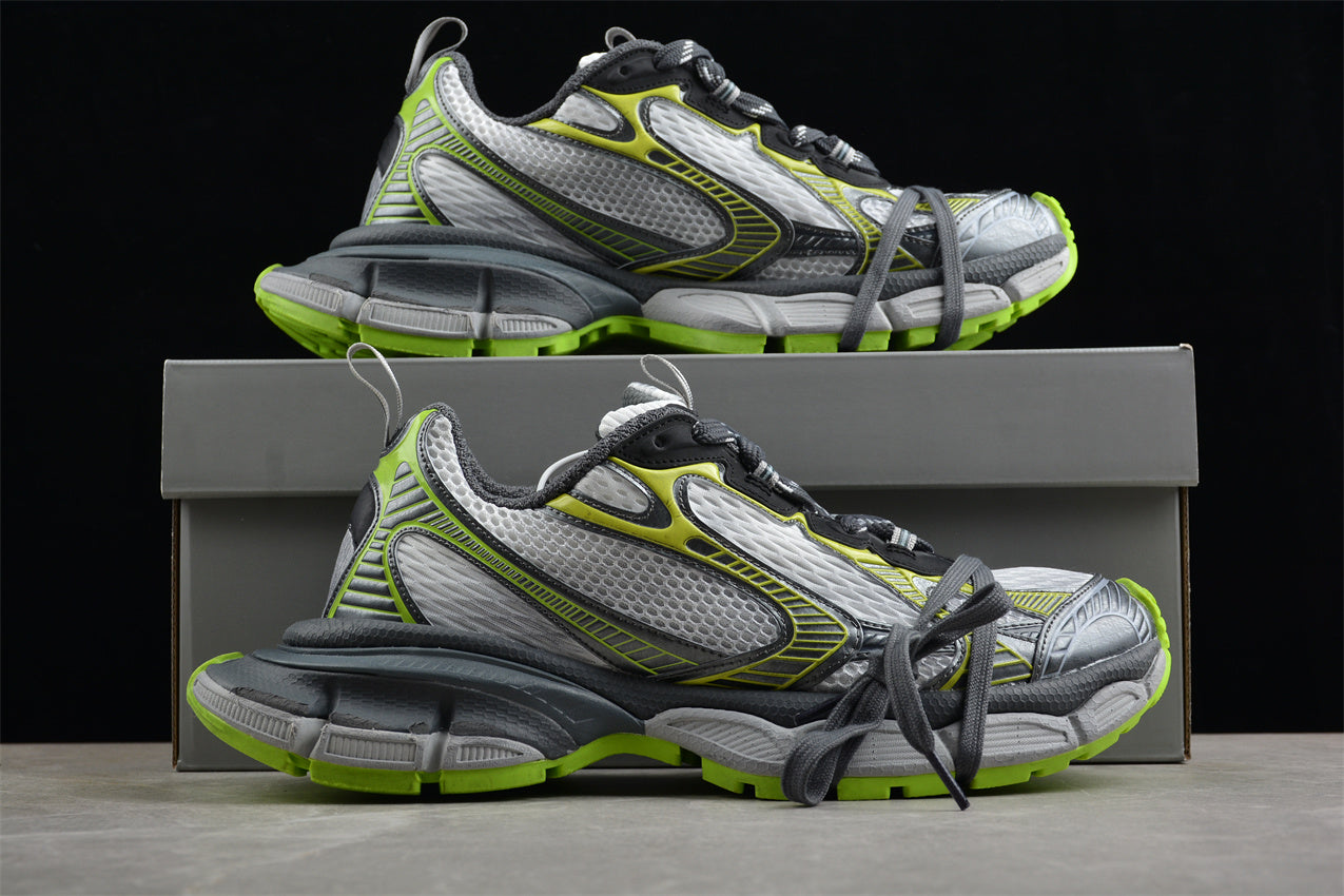 Balenciaga 3XL Sneakers – Silver / Black / Lime - Best Reps Website 2025