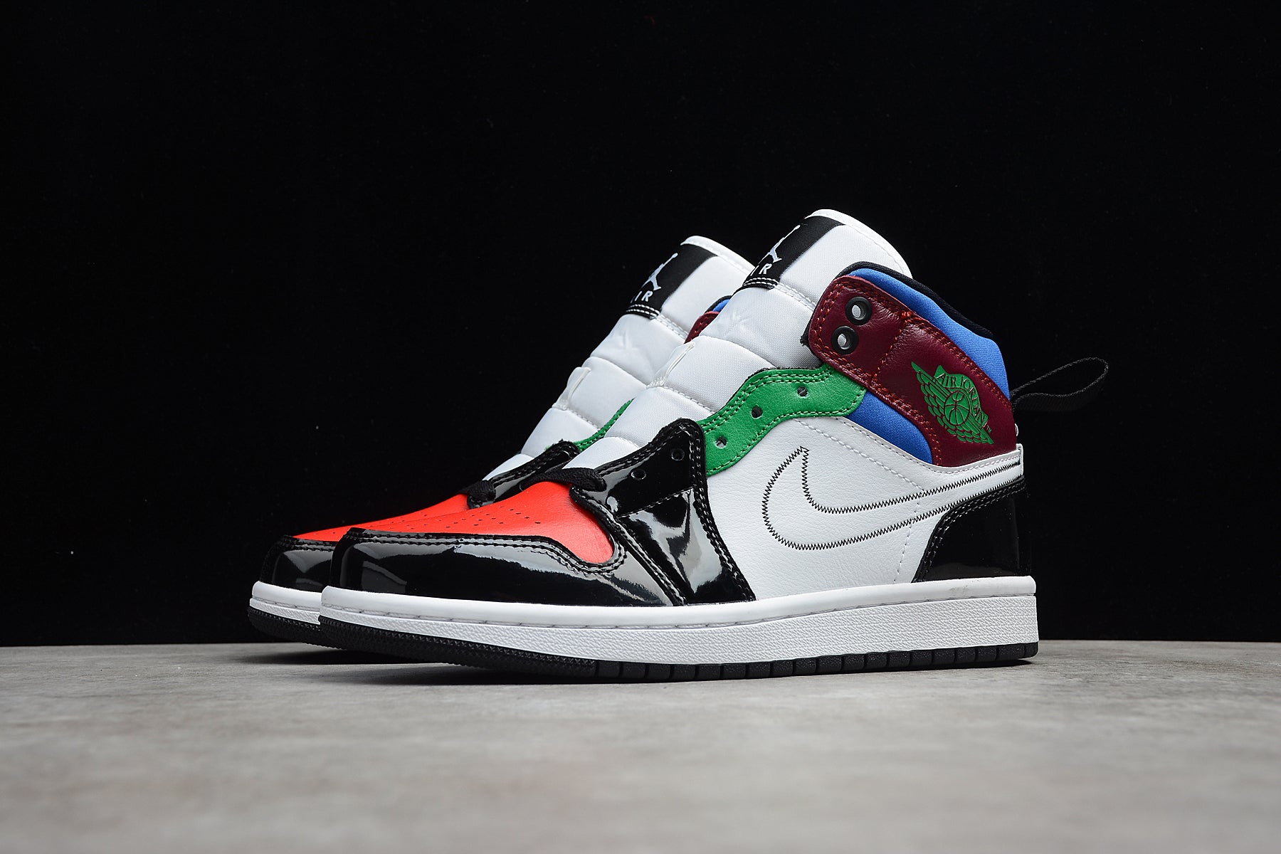 Air Jordan 1 Mid SE "Black White University Red" - Best Reps Website 2025
