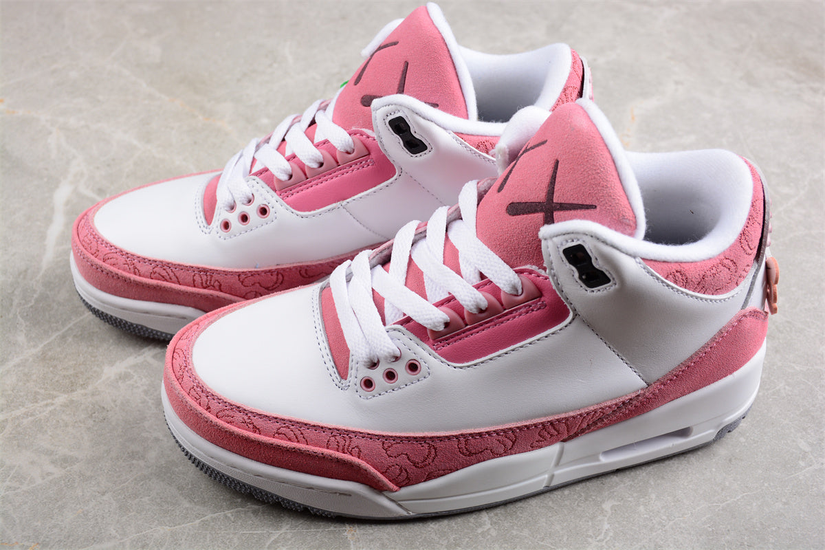 Air Jordan 3 KAWS Custom White/Pink - Best Reps Website 2025