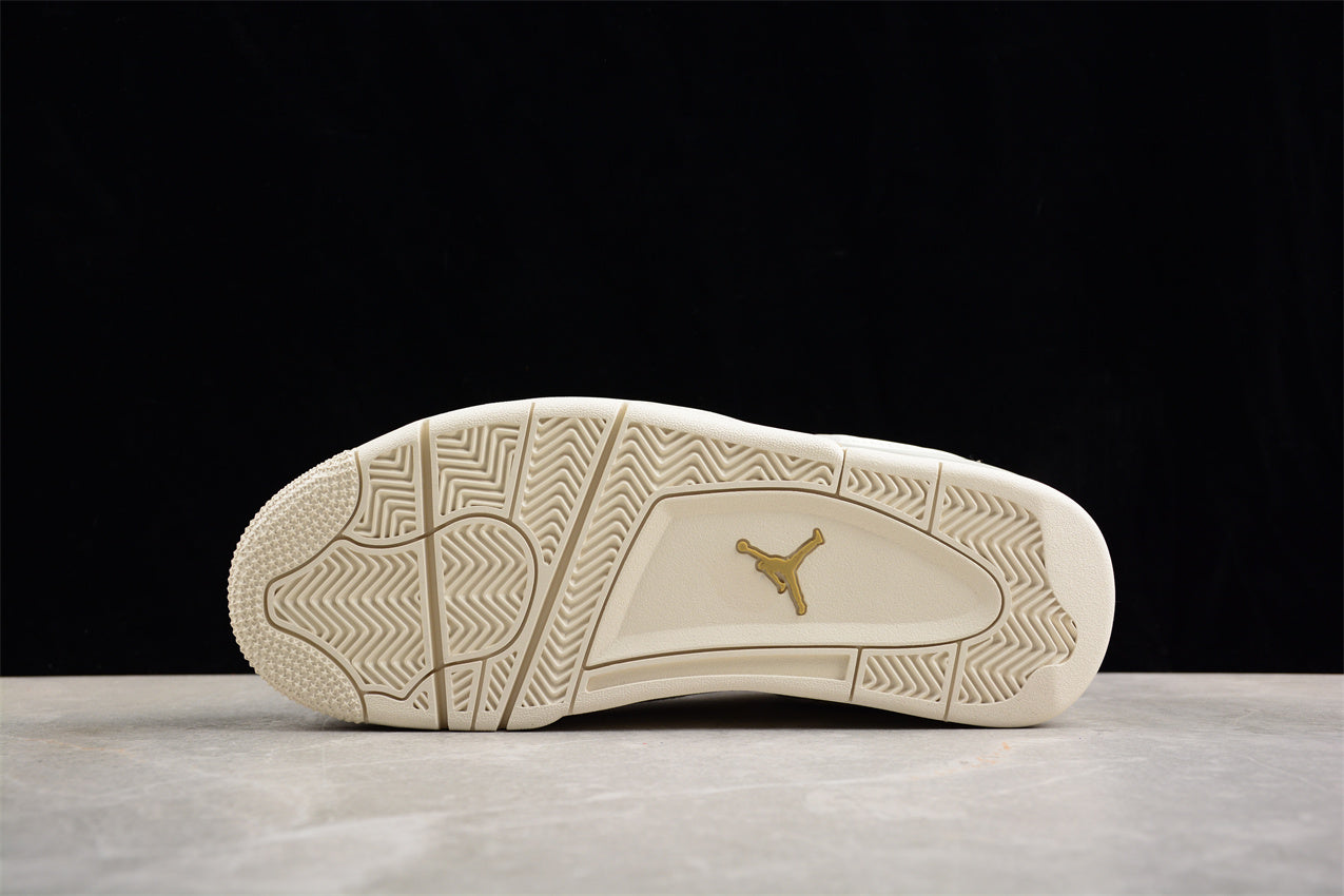 Air Jordan 4 Retro 'White Metallic Gold' - Best Reps Website 2025