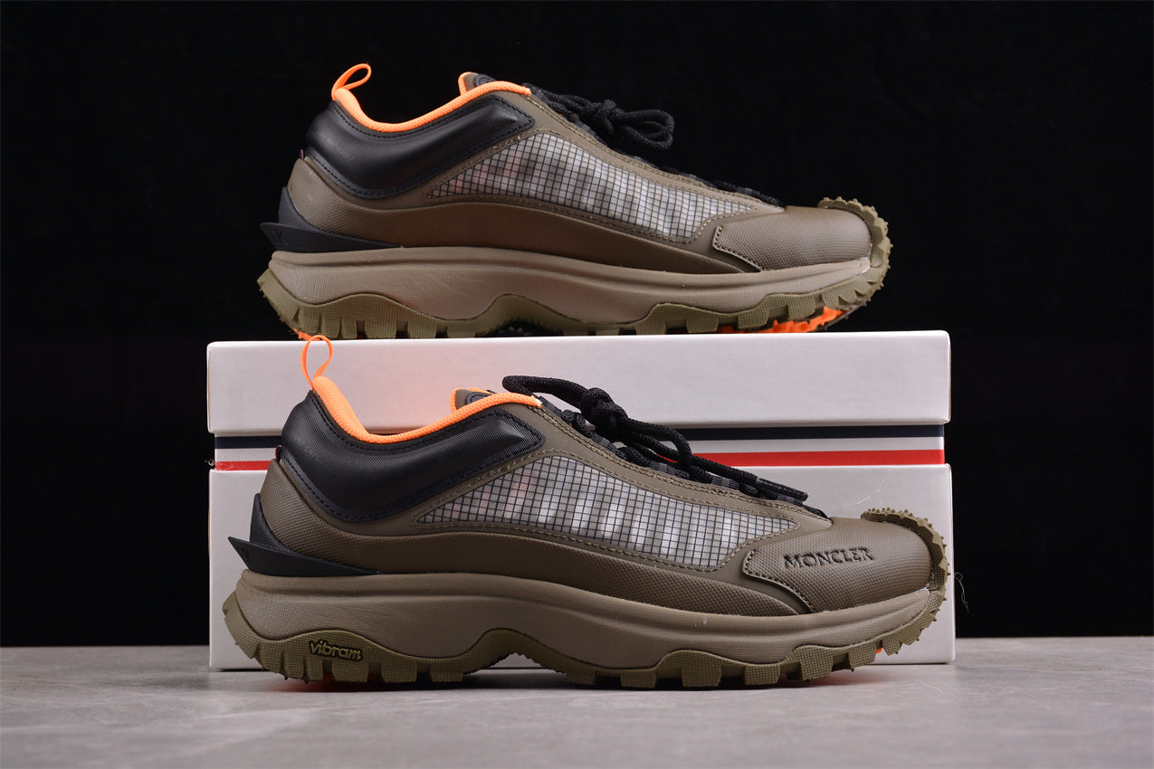 Moncler Trailgrip Lite 2 Low in Olive/Orange - Best Reps Website 2025