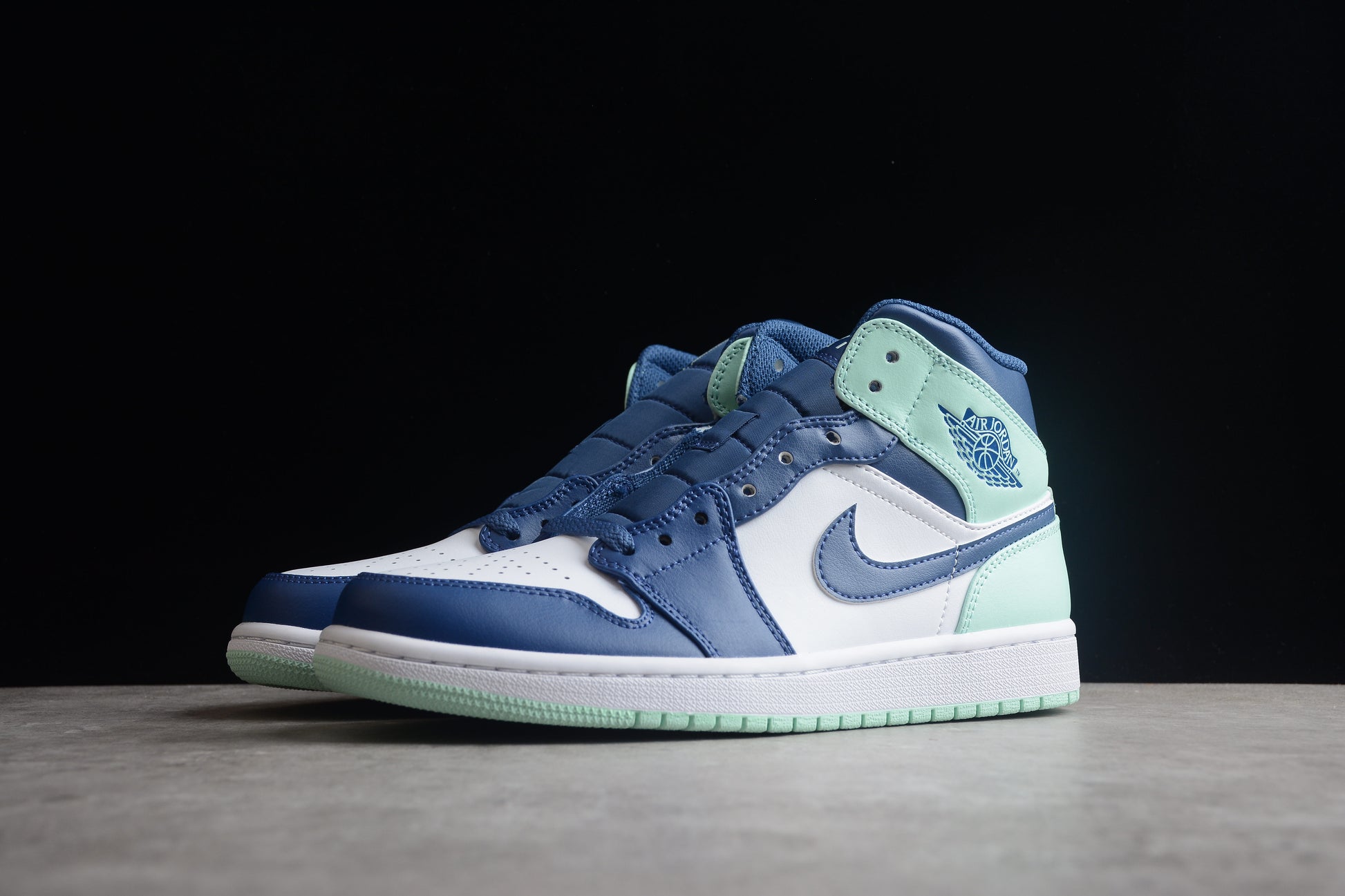 Nike Air Jordan 1 Mid Mystic Navy Mint Foam White - Best Reps Website 2025