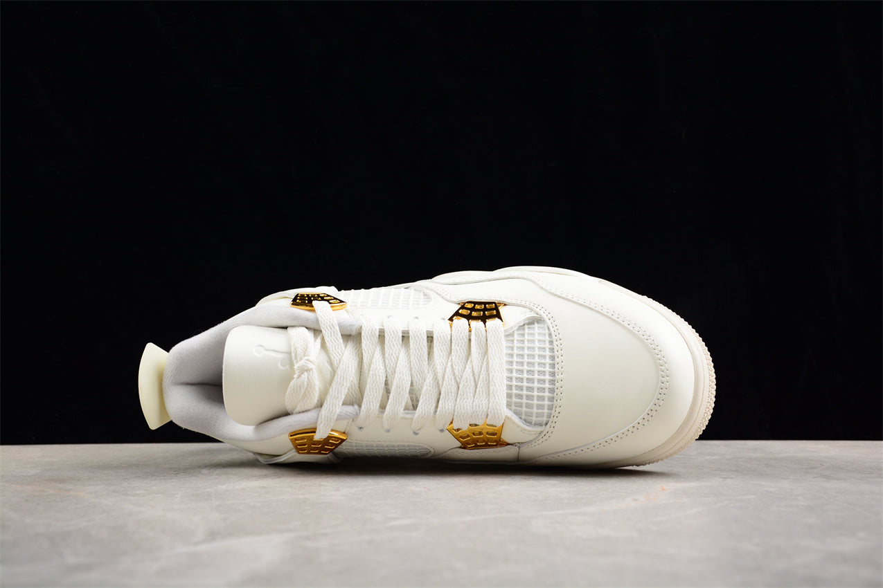Air Jordan 4 Retro 'White Metallic Gold' - Best Reps Website 2025