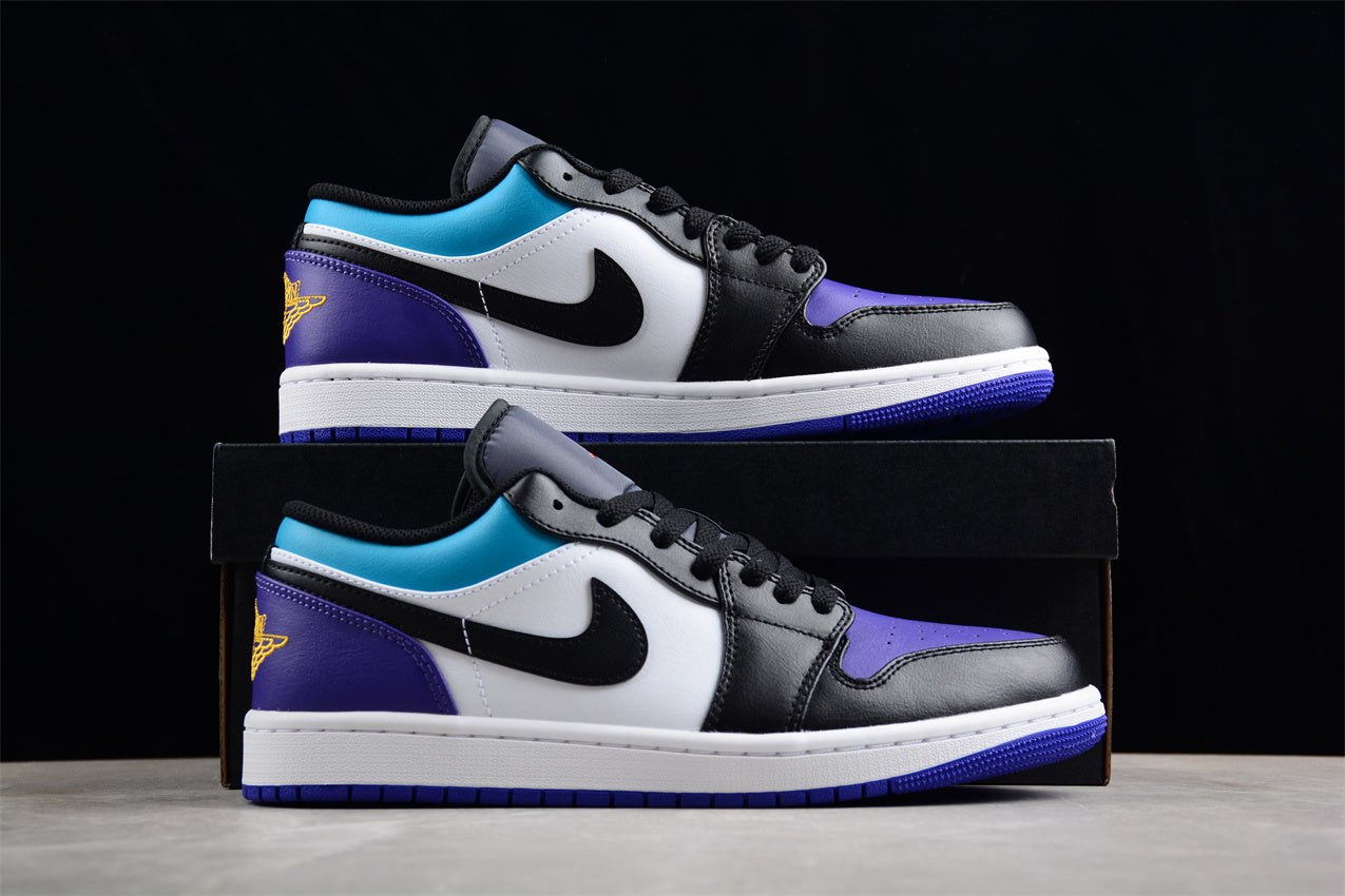 Air Jordan 1 Low "Aqua Court Purple"