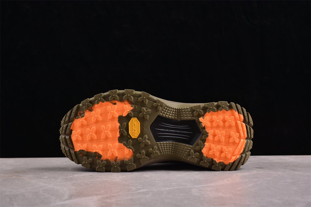Moncler Trailgrip Lite 2 Low in Olive/Orange - Best Reps Website 2025