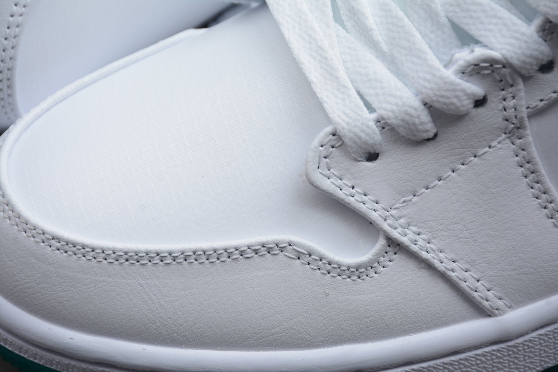 Air Jordan 1 Mid "White/Mystic Green" - Best Reps Website 2025