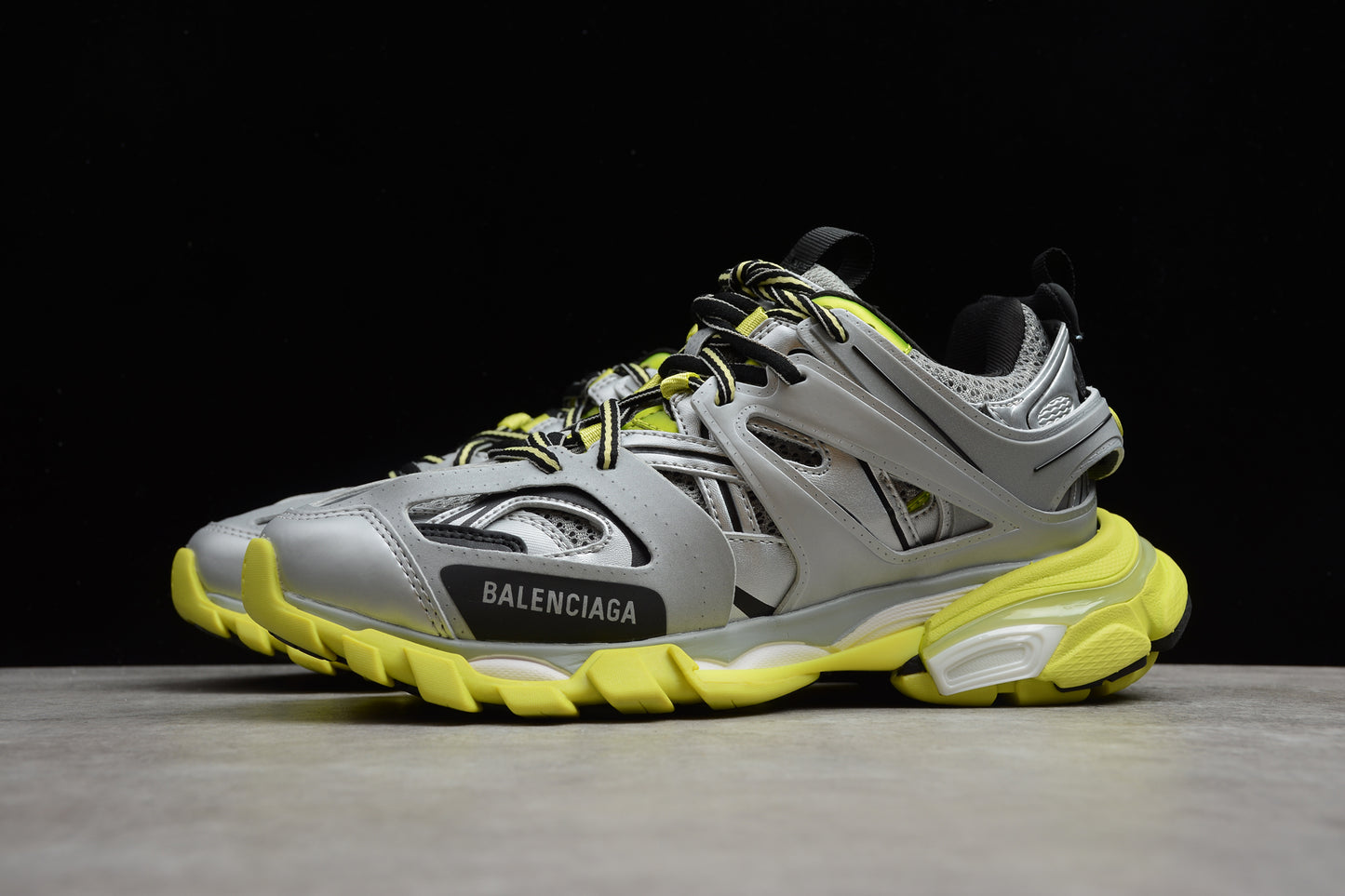 Balenciaga Track Trainers – Silver and Lime Green - Best Reps Website 2025