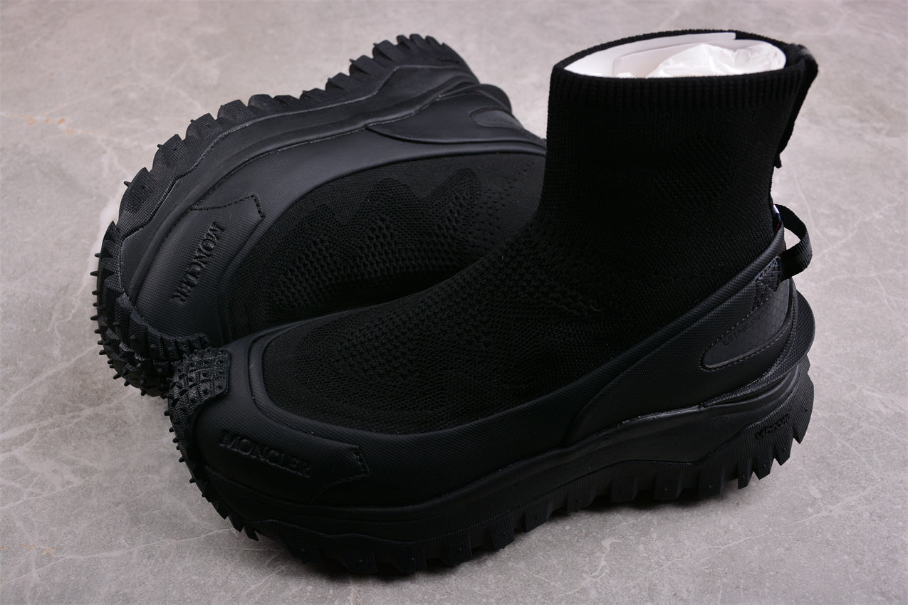 Moncler Trailgrip Sock Sneakers 'Black' - Best Reps Website 2025