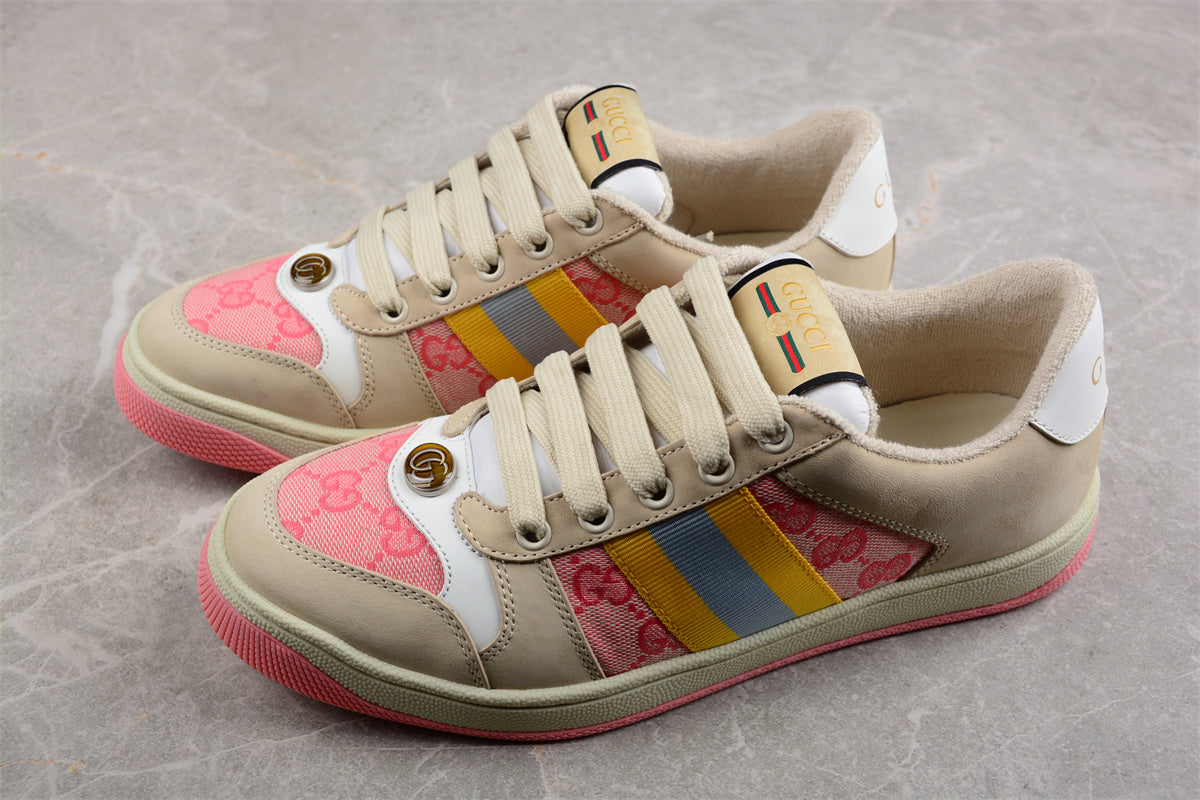 Gucci Screener GG Sneakers “Pink Beige - Best Reps Website 2025