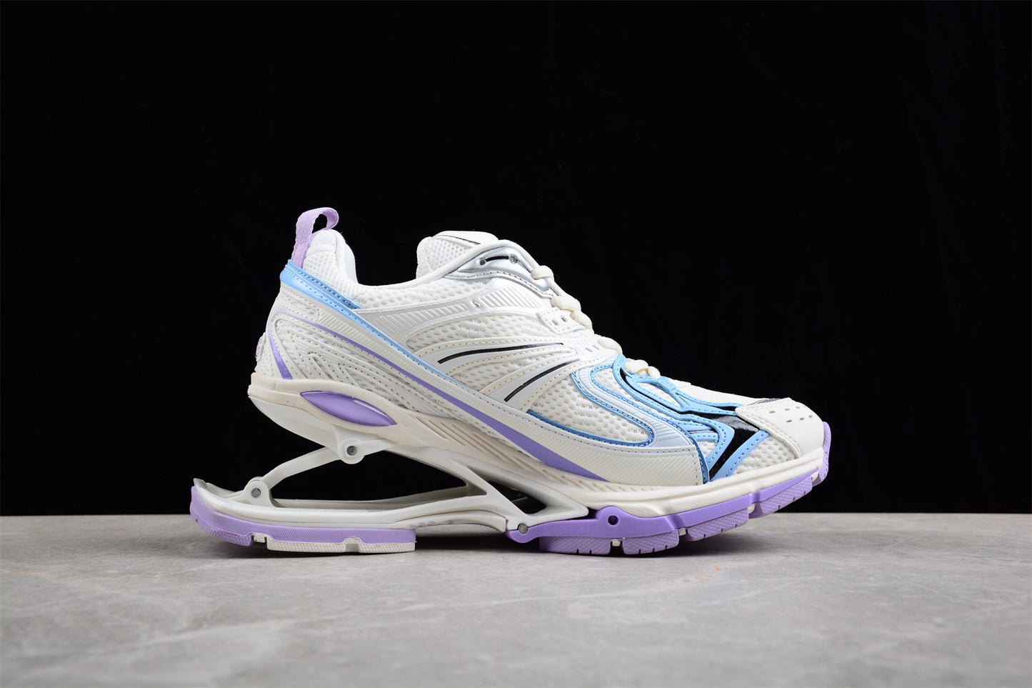 Balenciaga X-Pander Sneaker in White/Purple/Blue - Best Reps Website 2025