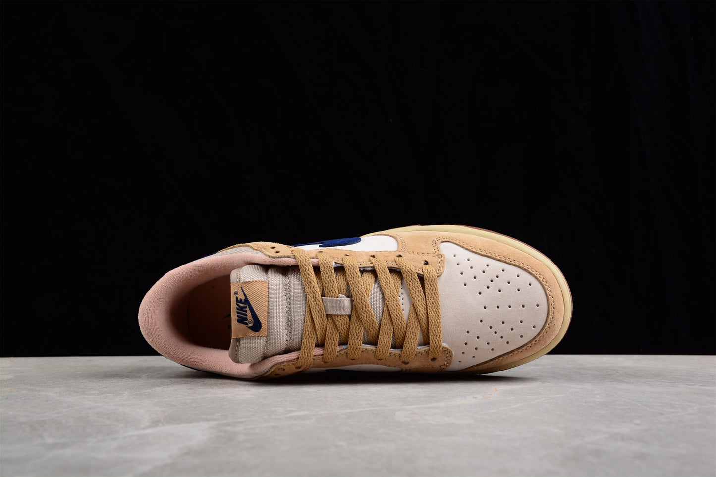 Nike SB Dunk Low in Beige and Navy - Best Reps Website 2025