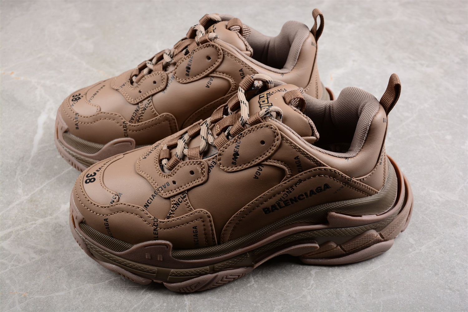 Balenciaga Triple S – Brown - Best Reps Website 2025