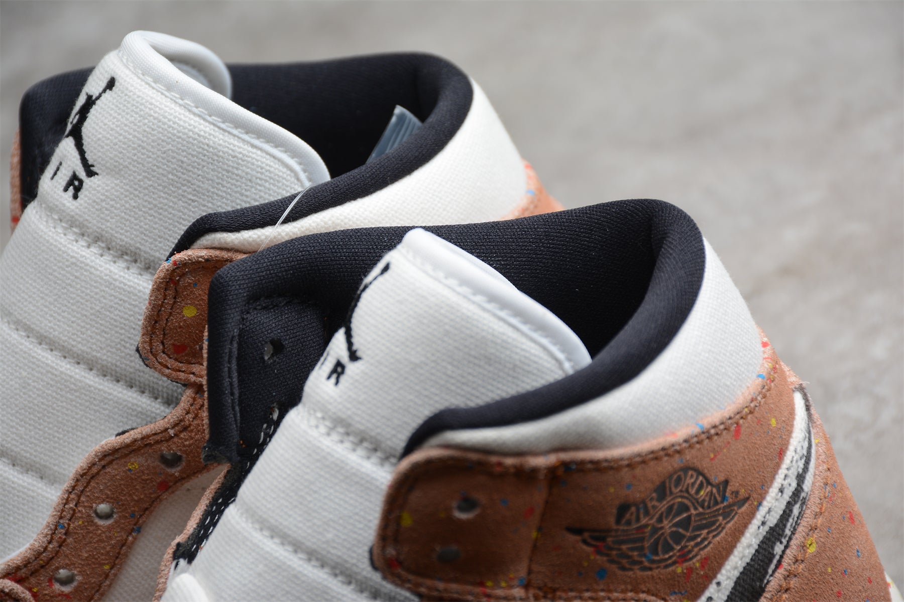 Air Jordan 1 Mid SE GS "Brushstroke Paint Splatter" - Best Reps Website 2025