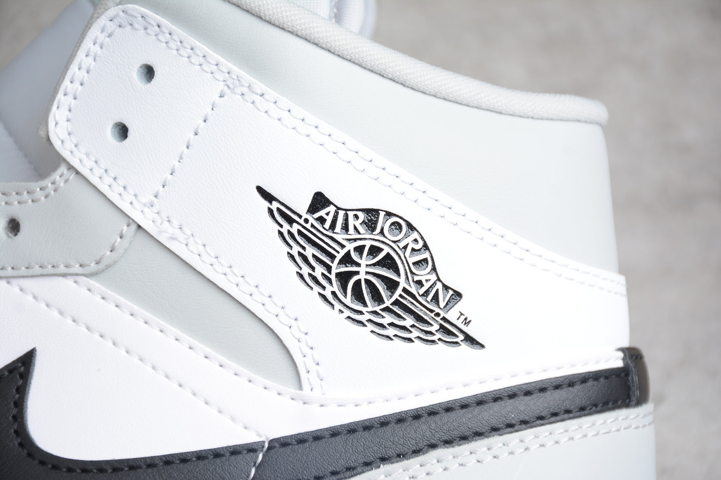 Nike Air Jordan 1 Mid "Grey Fog Black White" - Best Reps Website 2025