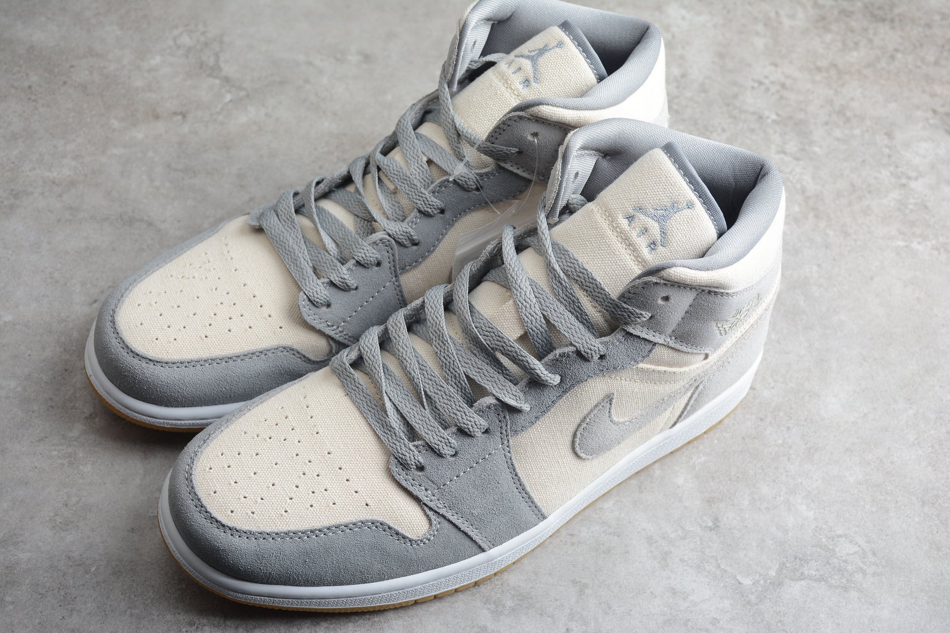 Nike Air Jordan 1 Mid SE ‘Coconut Milk’ Particle Grey - Best Reps Website 2025