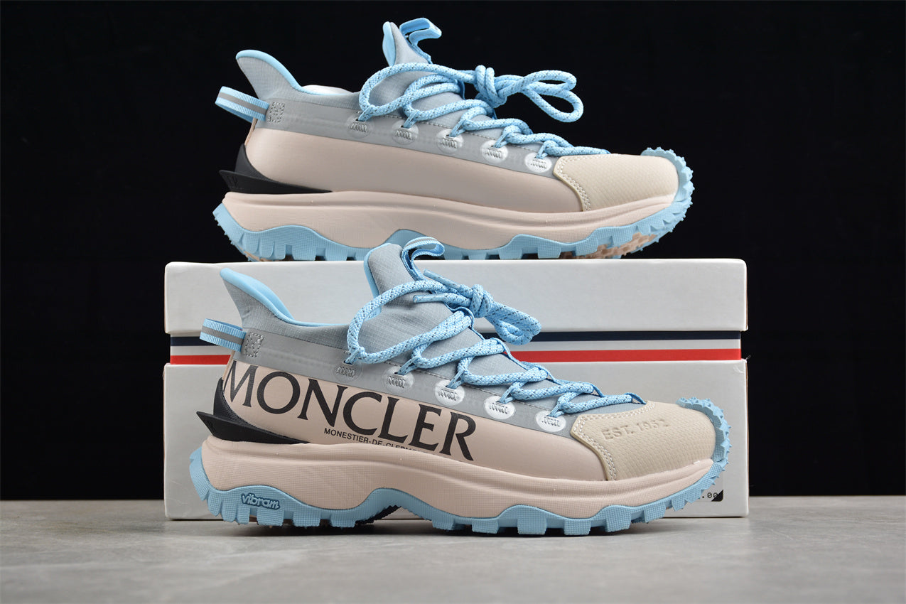 Moncler Low-Top Trailgrip Lite 2 Sneakers with Mountain Laces Light Blue - Best Reps Website 2025