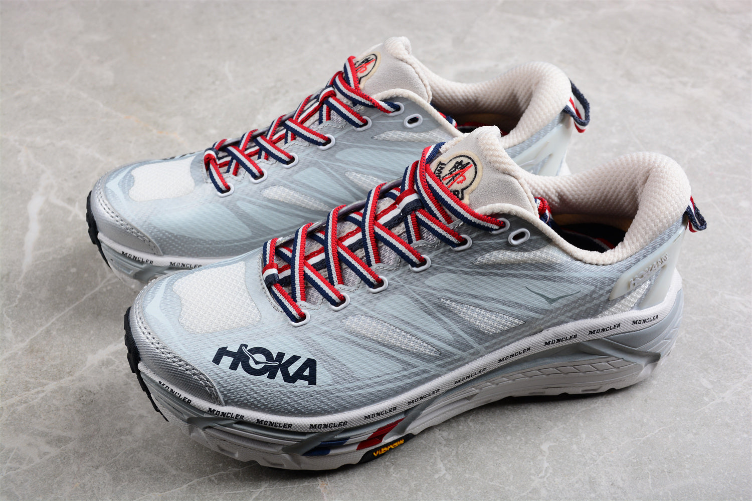 HOKA ONE ONE Moncler X Mafate Speed 2 'Nimbus Cloud/Harbor Mist' - Best Reps Website 2025