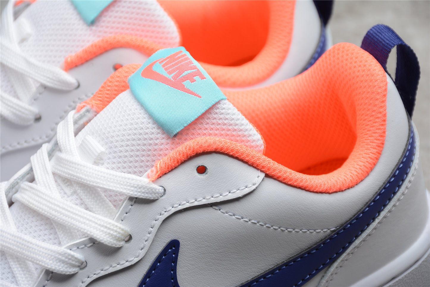 Nike Court Borough Low 2 GS "White Navy"