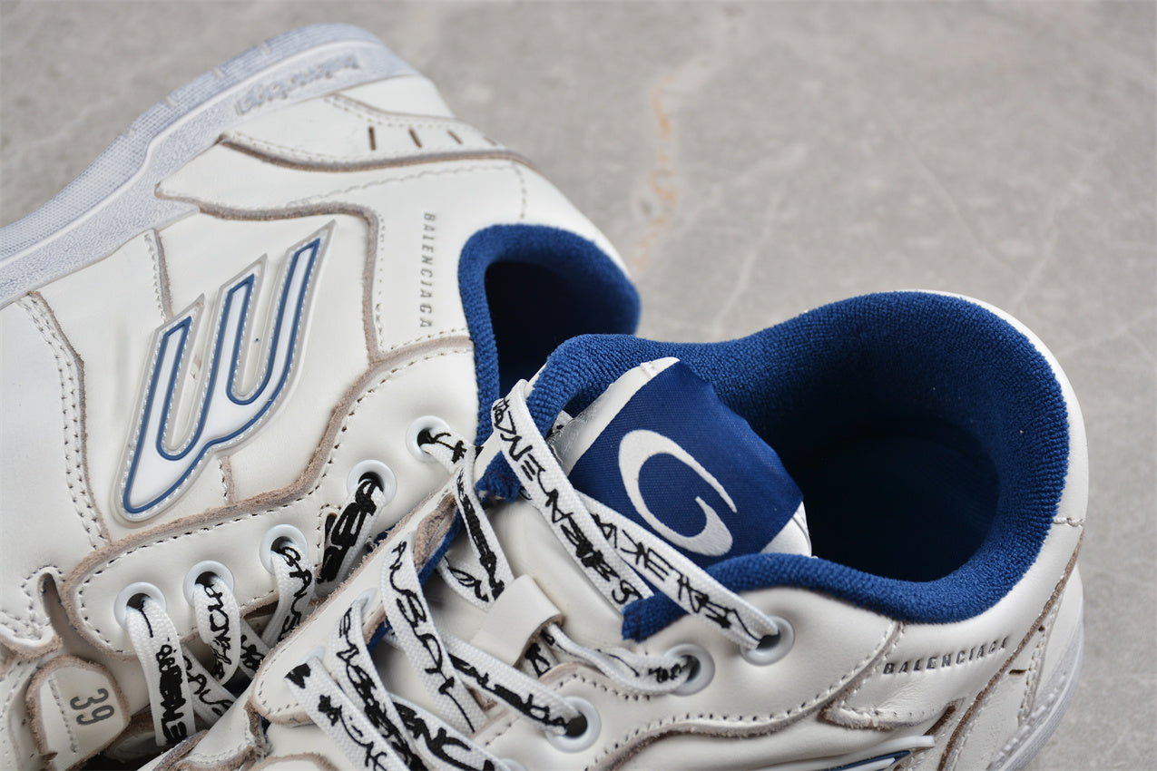  Balenciaga Hamptons Worn Out White/Blue 