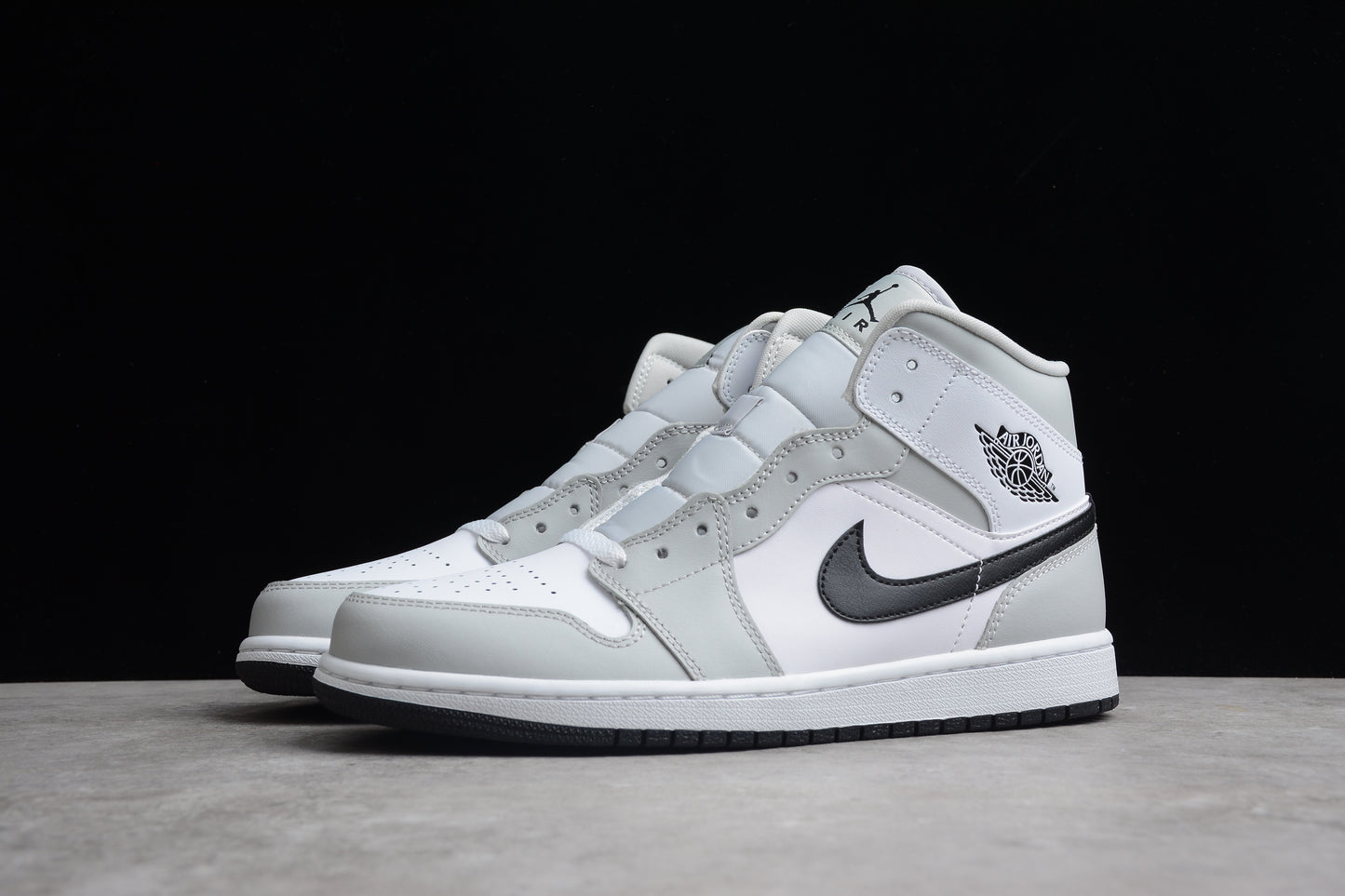 Nike Air Jordan 1 Mid "Grey Fog Black White" - Best Reps Website 2025
